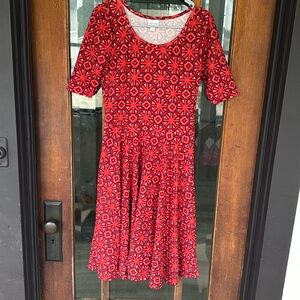 LuLaRoe Dress, M, Red